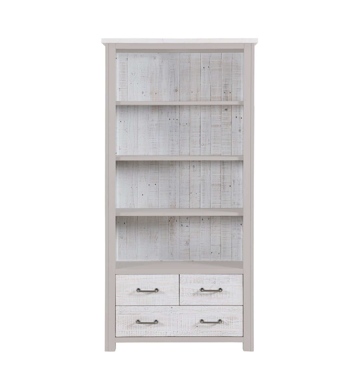 Large Open Bookcase with Drawers : 