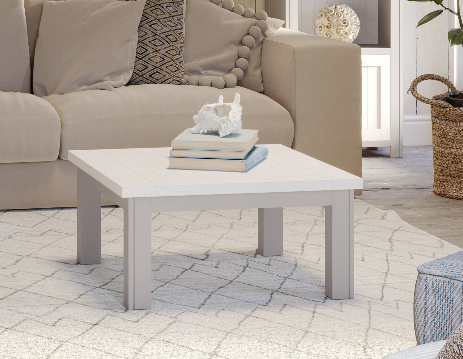Low Square Coffee Table : 