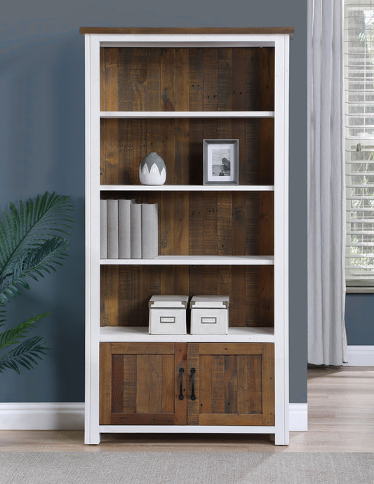 Large Open Bookcase with Doors : 