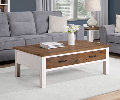 Coffee Table With Four Drawers : 