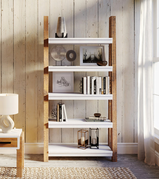 Reclaimed Large Bookcase Open : 