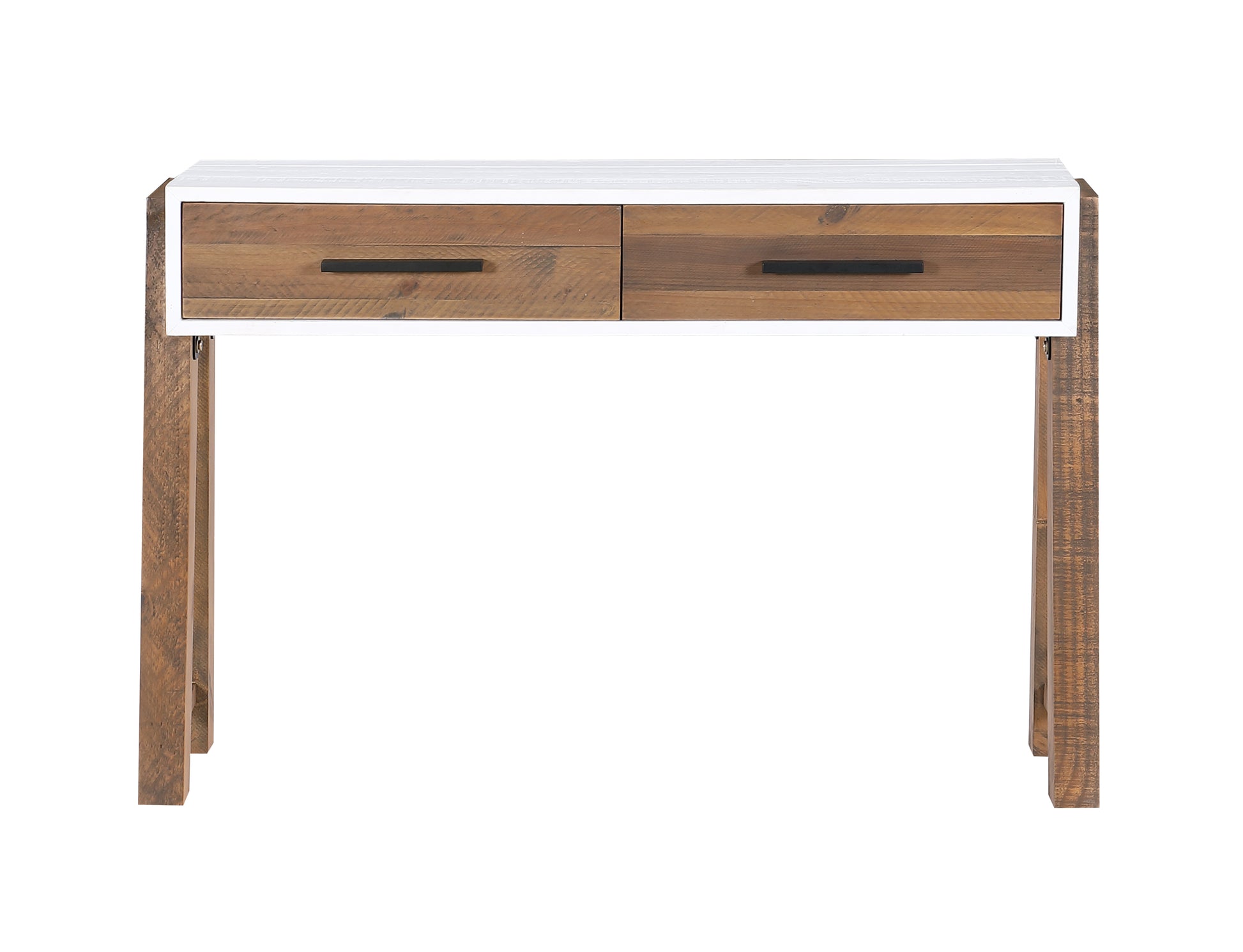 Reclaimed Console Table Open : 