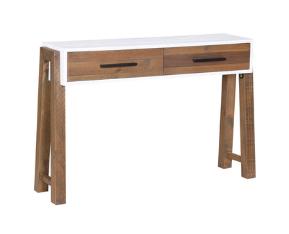 Reclaimed Console Table Open : 