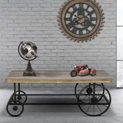 WHEEL COFFEE TABLE