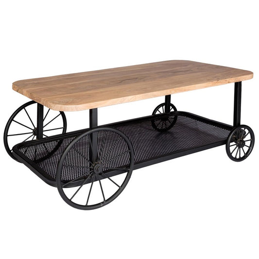 WHEEL COFFEE TABLE