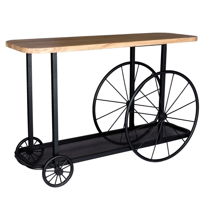 WHEEL CONSOLE TABLE