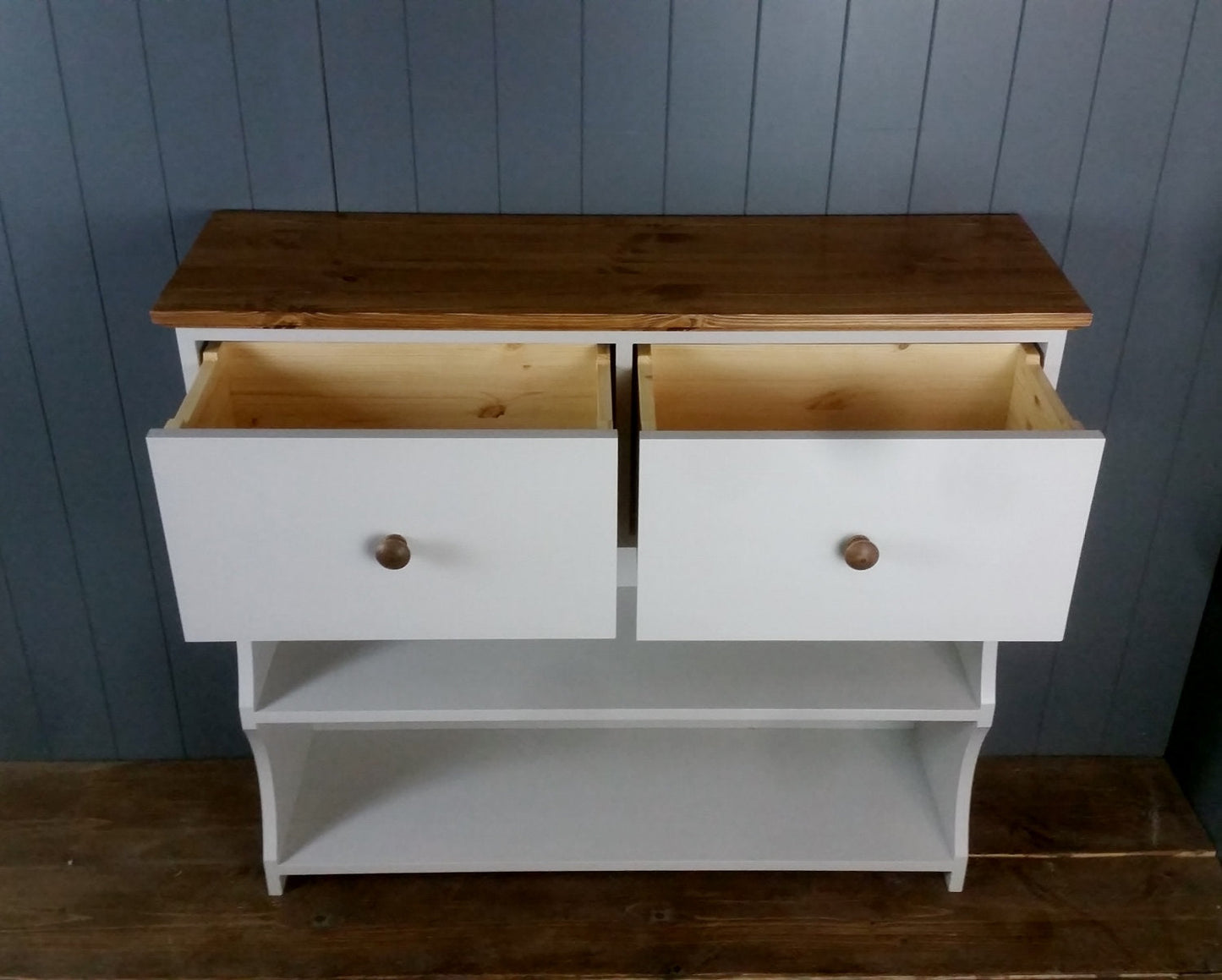 Shoe Rack Console Table - Country
