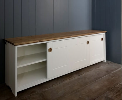Utility Storage Cupboard with sliding doors - Country