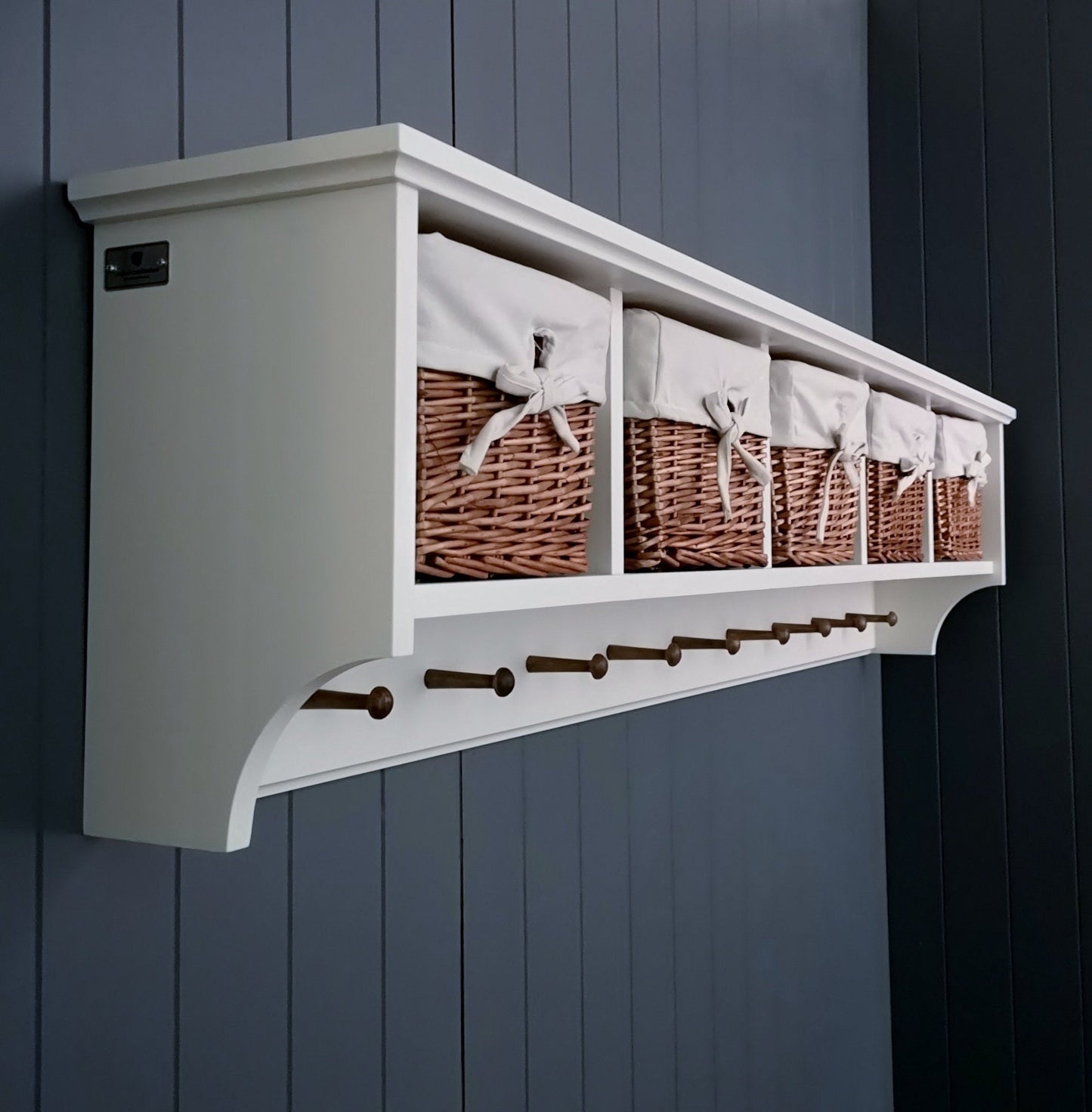 Hat, Coat & Cubbies Peg Rack