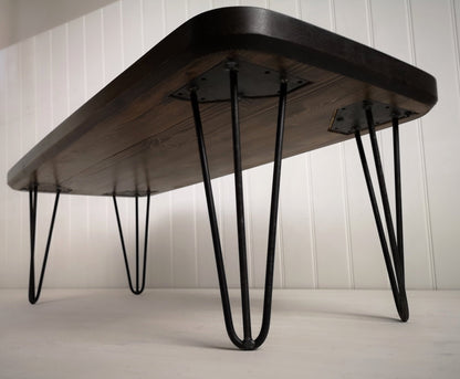 Long lowboard cube style coffee table storage