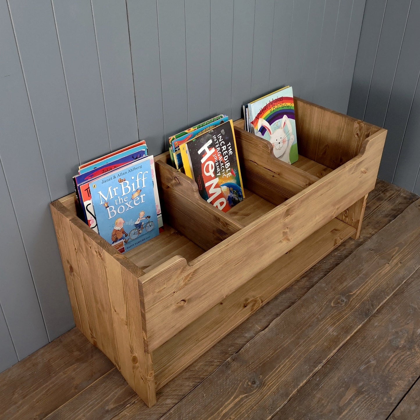 Vinyl Record / Children's Book Storage Bin Box