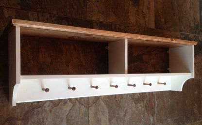 Large Hat & Coat Rack with Pegs